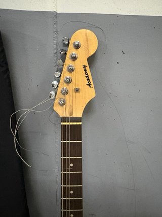 Guitarra Eléctrica Negra con Funda