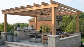 Pérgola de madera A MEDIDA
