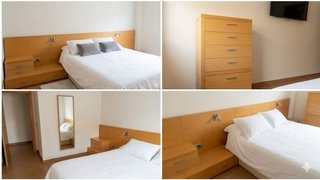 Muebles habitación matrimonio madera