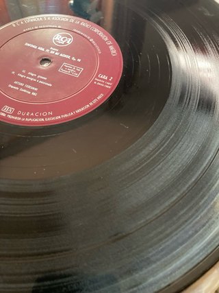 LP Brahms Sinfonía No. 4 Toscanini RCA