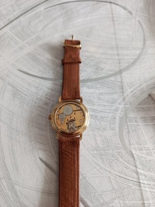 Reloj Flaminaire Automático Esqueleto Dorado