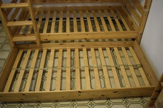 Litera FLEXA madera maciza + cama nido 90x190