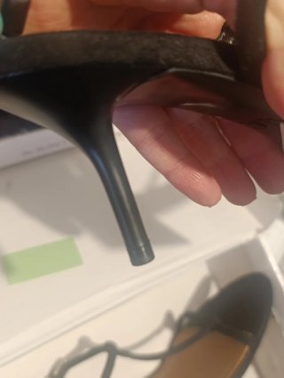 Sandalias Zara Negras Talla 38, a estrenar