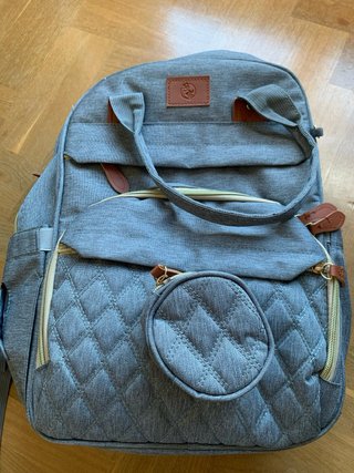 Mochila cambiador bebé con cuna