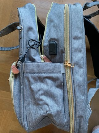 Mochila cambiador bebé con cuna