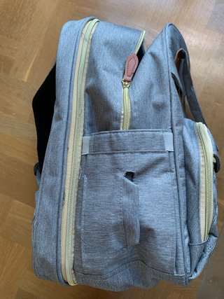 Mochila cambiador bebé con cuna