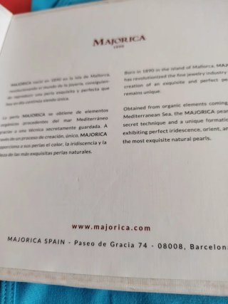 Gargantilla Majorica Perla y Circonitas Dorada