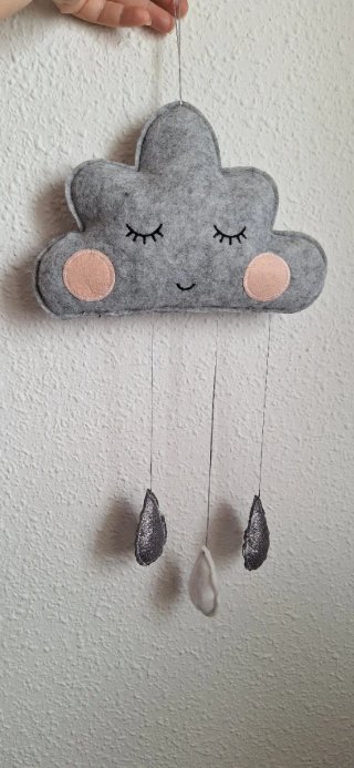 Decoración Arcoíris Nubes Bebé