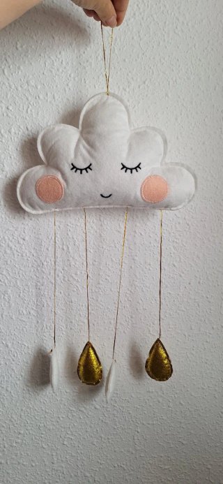 Decoración Arcoíris Nubes Bebé