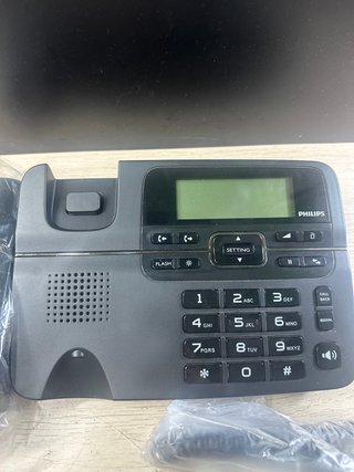 Philips Teléfono Sobremesa con Cable, Pantralla 3,6
