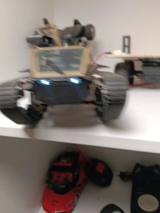 Tanque RC con control remoto cargador y batería