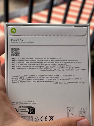 iPhone 17 Pro 256GB Plata Nuevo