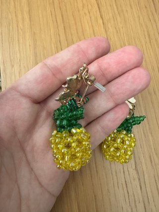 Pendientes Piña Veraniegos