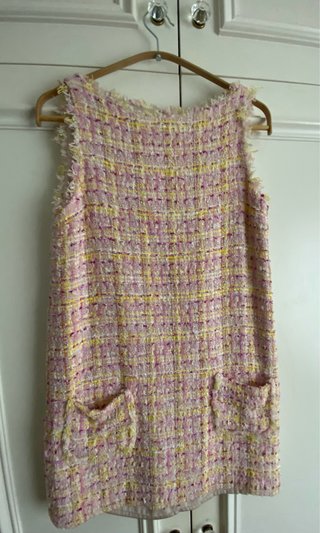 Vestido  verano Zara Chanel Talla M Multicolor