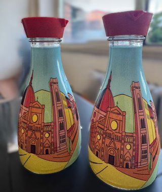 Set 2 Bottigliette Kikkoman Firenze 150 ml Nuove