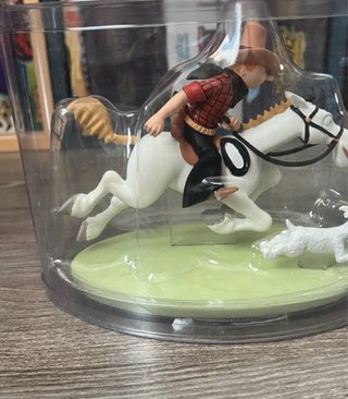 Figura Tintín Cowboy Caballo Serie 42178