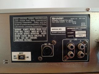 Pletina Sharp RT-11