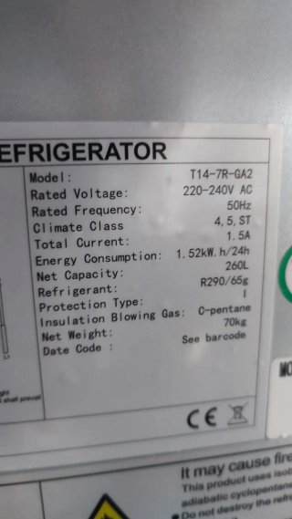 Mesa Refrigerada 2 Puertas Cristal Ocasión