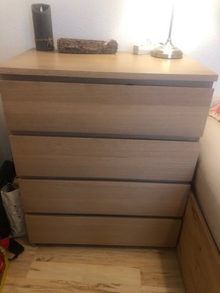 Cómoda Malm Ikea 4 cajones