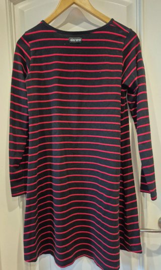 Vestido Aire Retro con bordado talla L