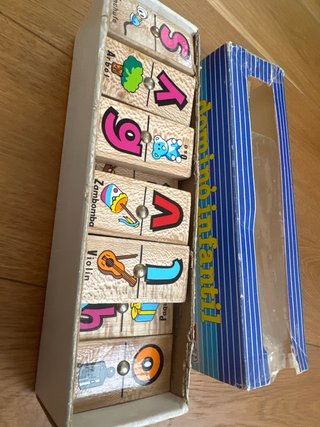 Dominó Infantil Educativo Letras y Dibujos