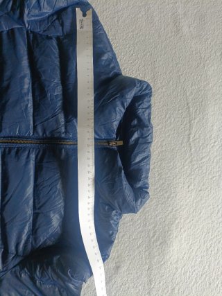 Plumas Mujer Ligero Azul Zara