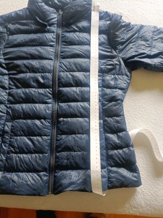 Plumas Mujer Ligero Azul Zara