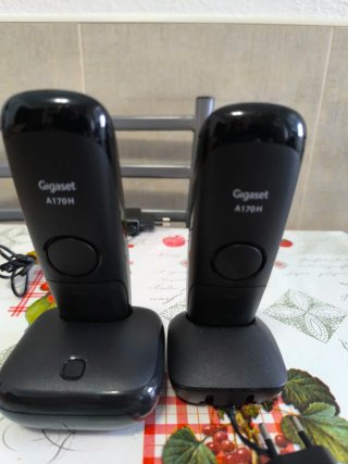 Pack 2 Teléfonos Inalámbricos Gigaset A170H Negros