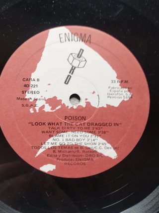 Vinilo Poison Look What The Cat Dragged In