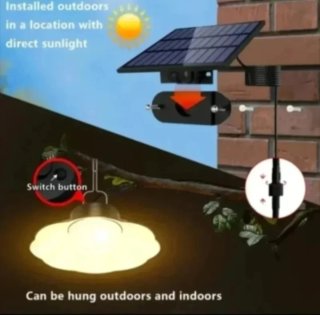 Lámpara Solar Colgante LED