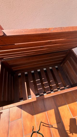 Baúl de madera exterior Ikea Nammaro