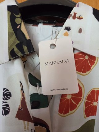 Blusa estampada mujer talla XL