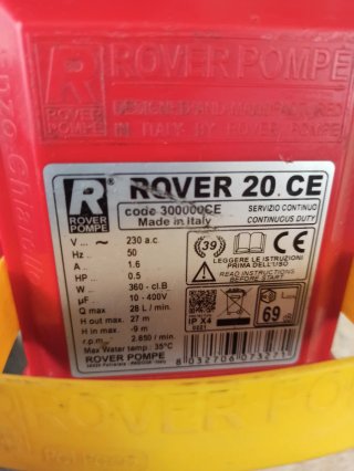 Bomba ROVER 20CE