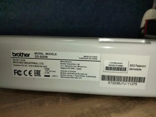 Escáner Brother DS-820W A4 WiFi portátil