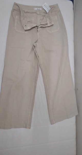 Pantalón Mango Beige Talla M