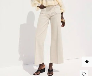 Pantalón Mango Beige Talla M