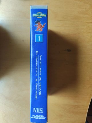 VHS Digimon: Vacaciones de Verano