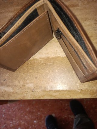 Cartera de cuero Recuerdo de Cotoca