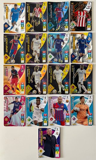 Lote cromos Panini Adrenalyn XL 2021-22