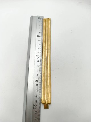 Pulsera Triple Flexible Oro 18kt mate y brillo