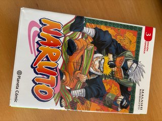 Naruto  volumen 1, 2 y 3