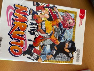 Naruto  volumen 1, 2 y 3