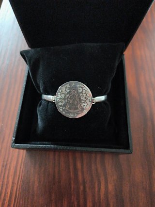 Pulsera Plata Virgen del Rocío
