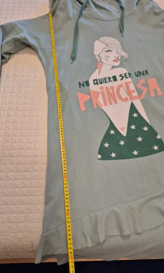 Vestido capucha Aire Retro. Talla L