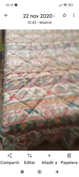 Edredón Cama 90 cm Multicolor