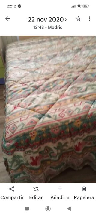 Edredón Cama 90 cm Multicolor