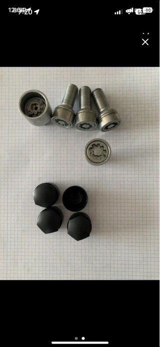 Tornillos Antirrobo Seat Originales Nuevos