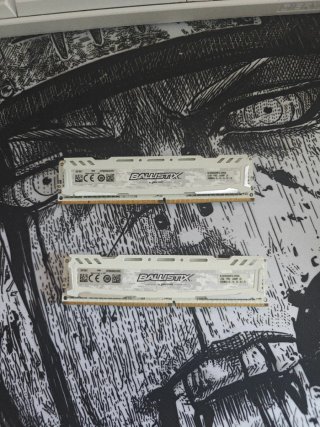 2x 8GB Ballistix RAM 2400MHz DDR4