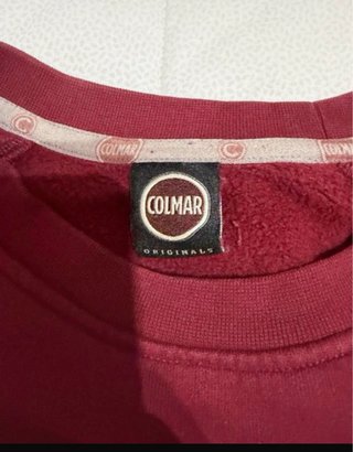 Felpa Colmar Rossa con Logo