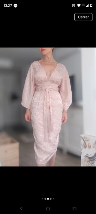 Vestido Kimono ASOS Rosa Talla Única